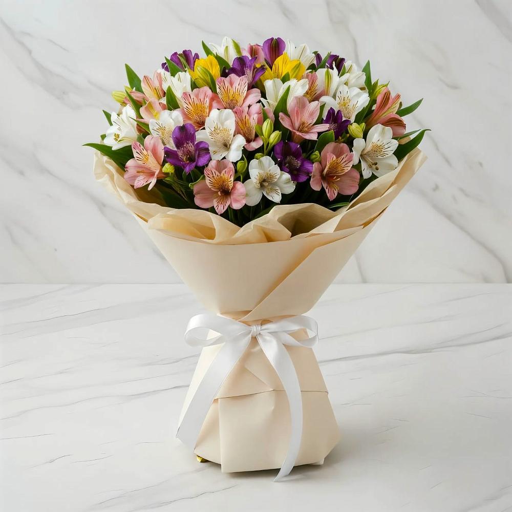 Букет цветов из: Альстромерии в Архиповском