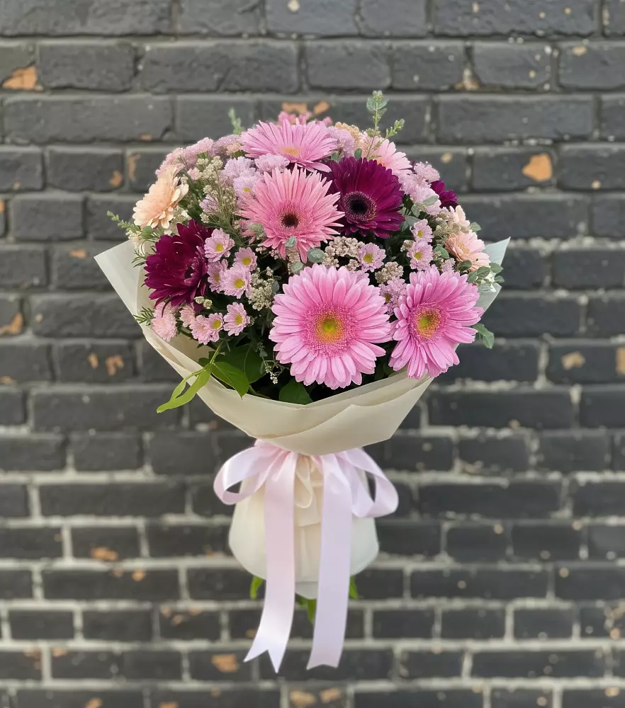 Букет цветов из: Герберы и Хризантемы в Архиповском