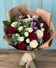 Букет цветов из:  Розы и Альстромерии #REPLACE_PRED# Архиповском