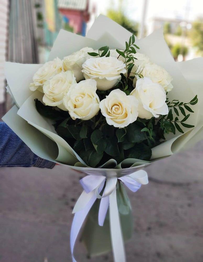 Букет Белые розы Проуд в Архиповском