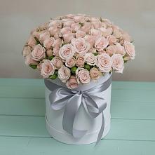 Цветочная композиция из Розы в шляпной коробке #REPLACE_PRED# Архиповском