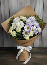 Букет цветов из:  Хризантемы и Розы в Архиповском