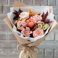 Букет цветов из:  Гвоздики, Хризантемы и Розы в Архиповском