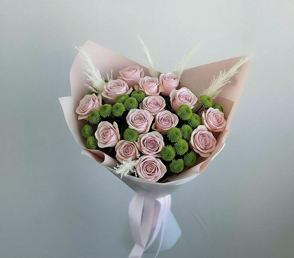 Букет цветов из: Розы и Хризантемы в Архиповском