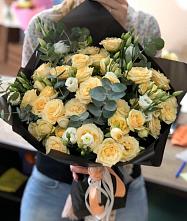 Букет цветов из:  Розы и Лизиантусы #REPLACE_PRED# Архиповском