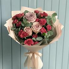 Букет цветов из:  Гвоздики и Розы в Архиповском