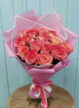 Букет 15 Розовых роз Равель в Архиповском