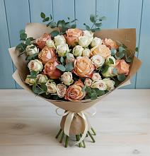 Букет цветов из:  Альстромерии и Розы в Архиповском