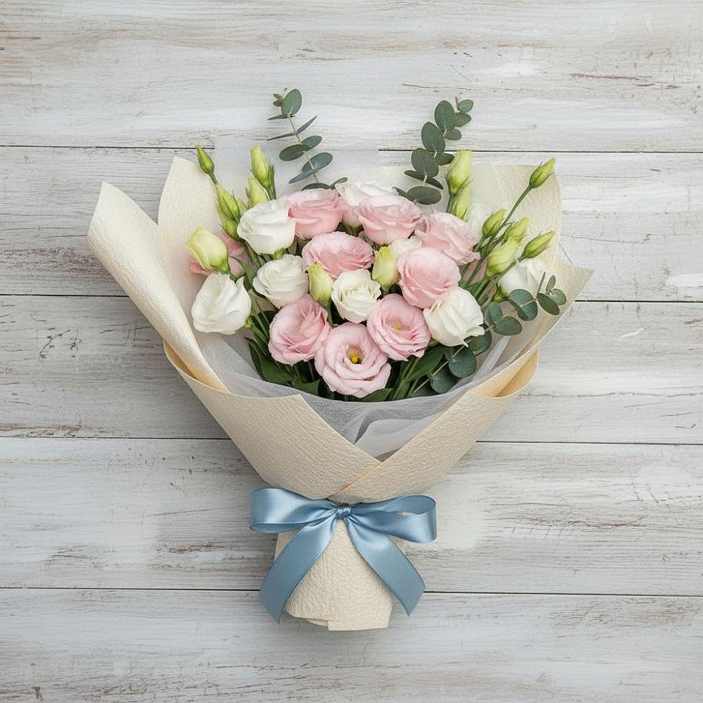 Букет цветов из: Лизиантусы в Архиповском